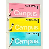 Amazon | 【3セット】 コクヨ キャンパス リングでまとまる 単語カード